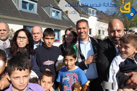 فرحة العيد بألمانيا مع أطفال غزة الجرحى