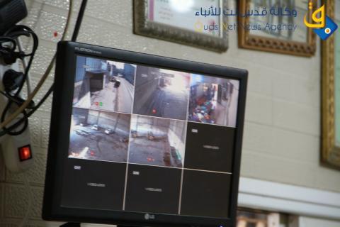 كاميرات في مخازن الأسمنت بغزة/ عدسة: سلطان ناصر