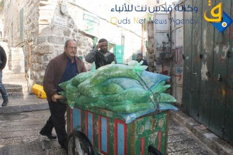 في القدس.. مصادرة عربة النعناع لعدم حيازتها على ترخيص!