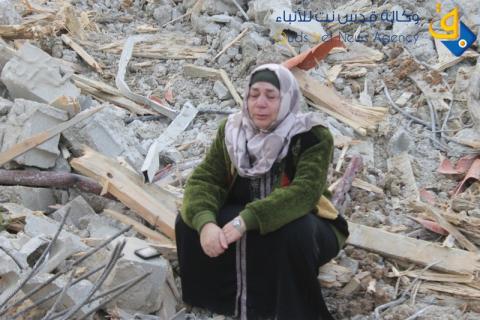 الاحتلال يهدم بنايتين في القدس/ عدسة: ديالا جويحان