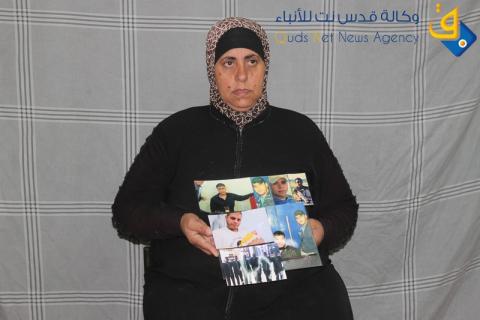 سيدة مقدسية يعتقل الاحتلال خمسة من ابنائها