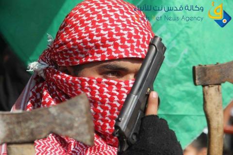 مسيرات في رفح ابتهاجًا بعملية القدس
