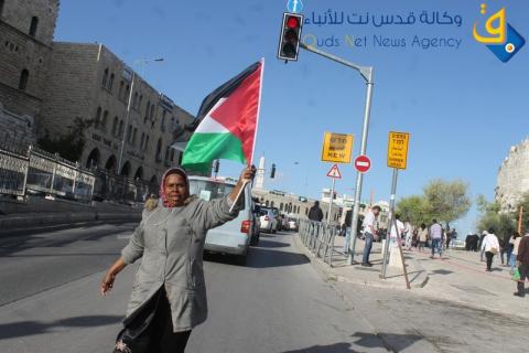 قمع مسيرة إحياء يوم الارض في القدس