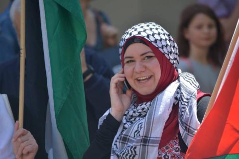 حضور فلسطين بقوة في شوارع برلين