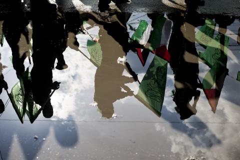مهرجان جماهيري لحركة حماس بغزة في ذكرى انطلاقتها ال28