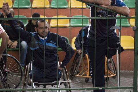 بطولة في كرة السلة للأشخاص ذوي الإعاقة بغزة