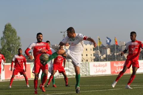 مباراة الظاهرية وهلال القدس والتي انتهت بفوز هلال القدس 2: 1 :عدسة رشاد ابو حميد