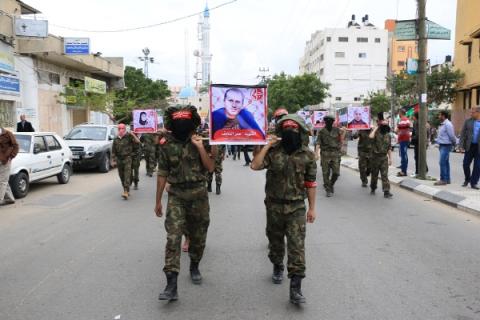 مسيرة حاشدة للجبهة الشعبية في غزة