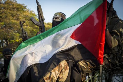 عرض عسكري لسرايا القدس في مدينة غزة