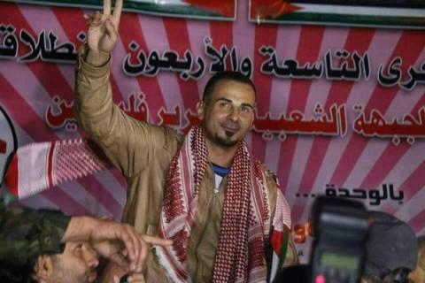 الجبهة الشعبية تحتفل بذكرى انطلاقتها الـ 49 وبتحرير الاسير بلال كايد في بلدة عصيرة الشمالية في نابلس