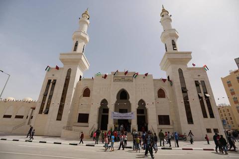 افتتاح مسجد مدينة الشيخ حمد السكنية
