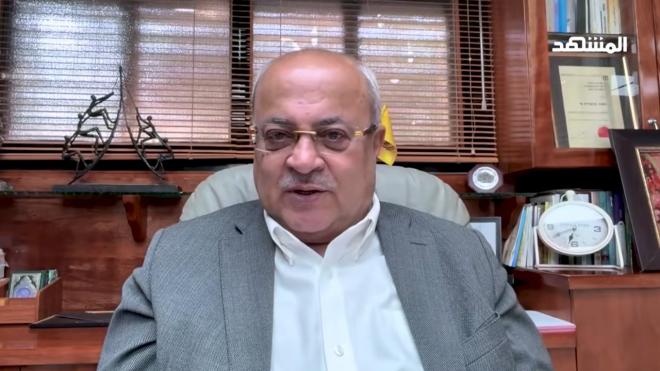 الدكتور أحمد الطيبي يتحدث ضمن برنامج  توتر عالي عبر  قناة المشهد (لقطة شاشة)