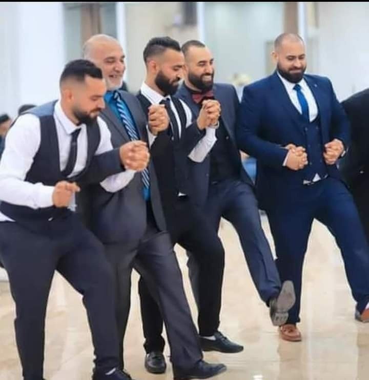   الأب فؤاد نايف كممجي وأبنائه الأربعة عماد ومحرم ومجد وشأس الذين اعتقلتهم قوات الاحتلال فجر اليوم من  كفر دان بجنين بحجة البحث عن نجله 