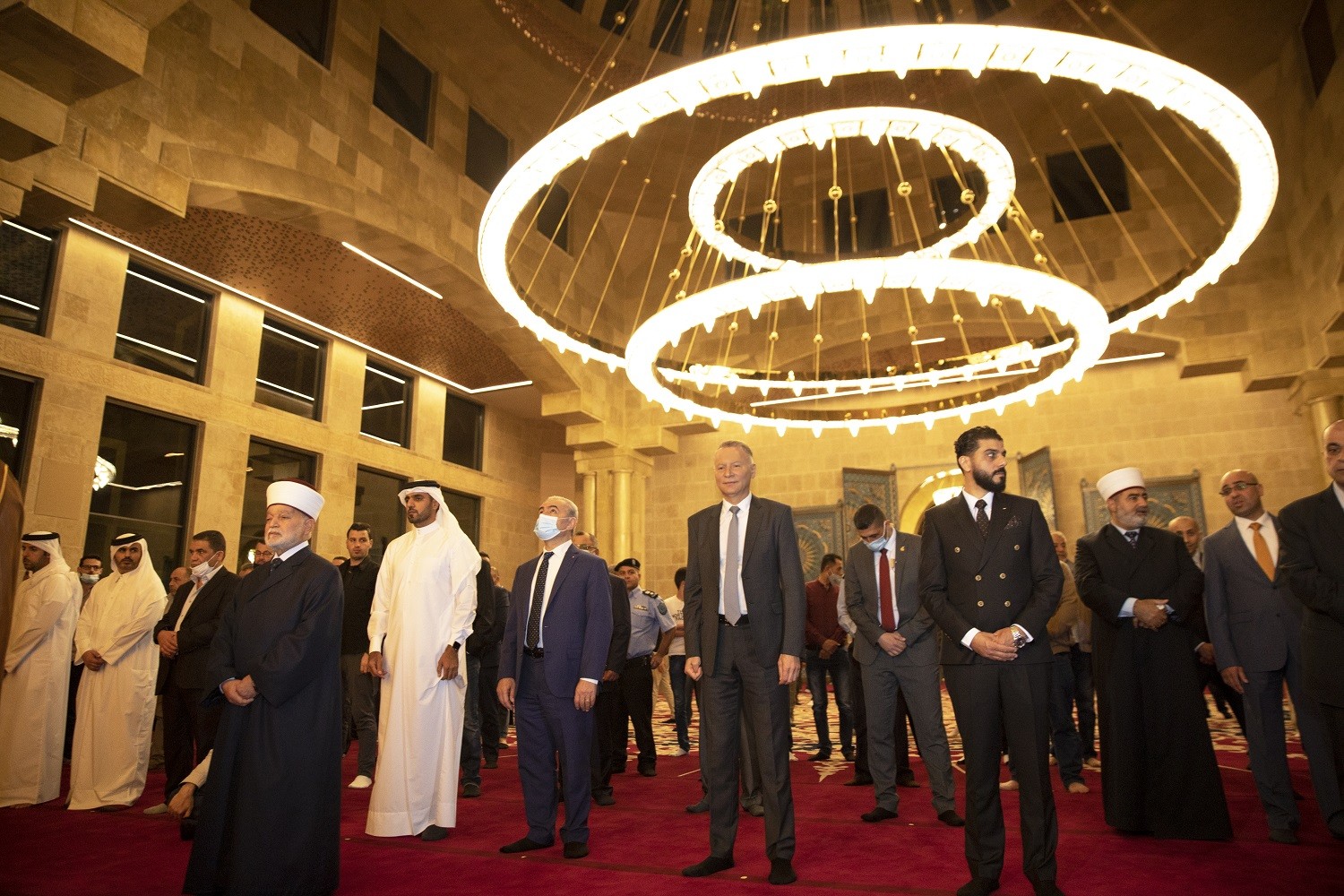 افتتاح جامع قطر في روابي (1)
