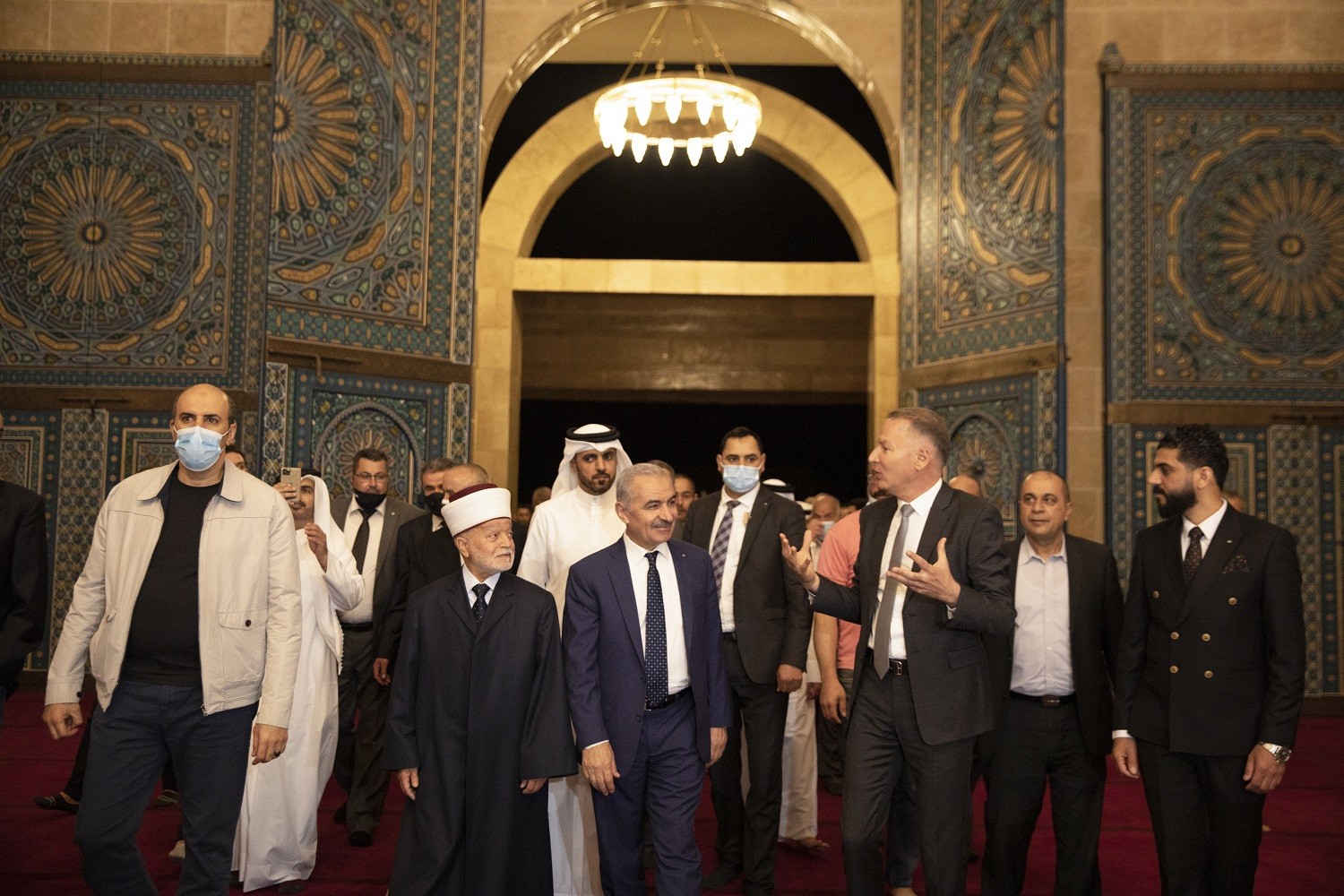 افتتاح جامع قطر في روابي (2)