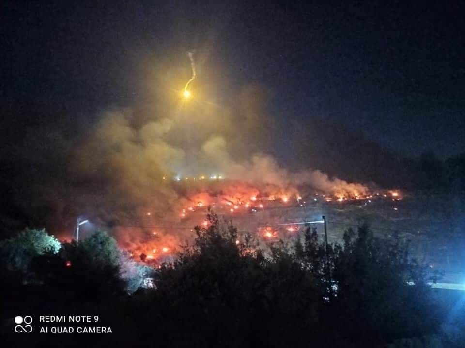فعاليات الإرباك الليلي قرب جبل صبيح في نابلس 2