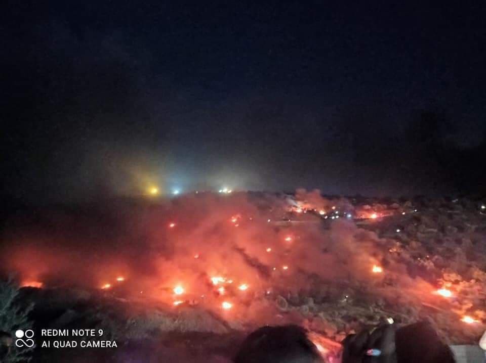 فعاليات الإرباك الليلي قرب جبل صبيح في نابلس 1