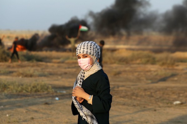 توتر على الحدود شرق مدينة خانيونس جنوب قطاع غزة 98