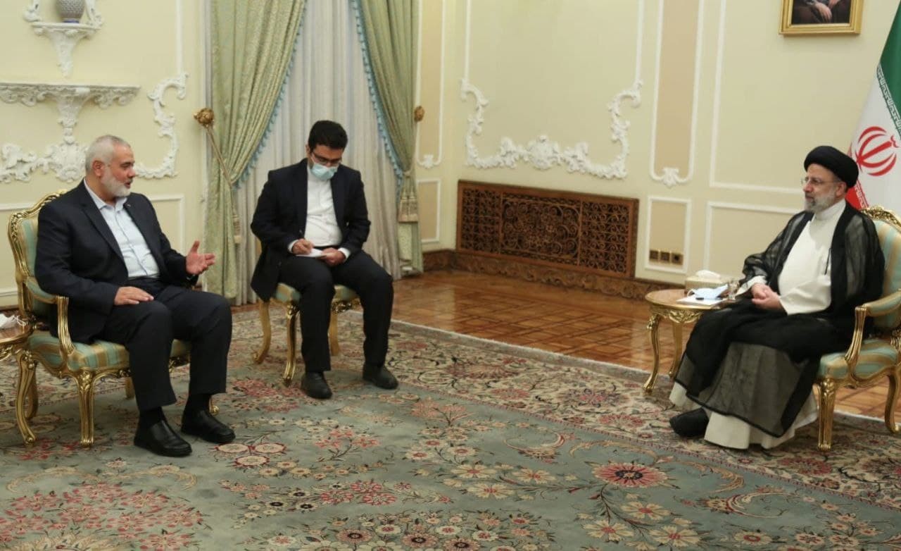 هنية يلتقي الرئيس الإيراني الجديد السيد إبراهيم رئيسي 2