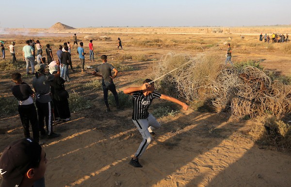 توتر على الحدود شرق مدينة خانيونس جنوب قطاع غزة 0