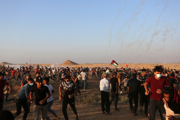 توتر على الحدود شرق مدينة خانيونس جنوب قطاع غزة 33