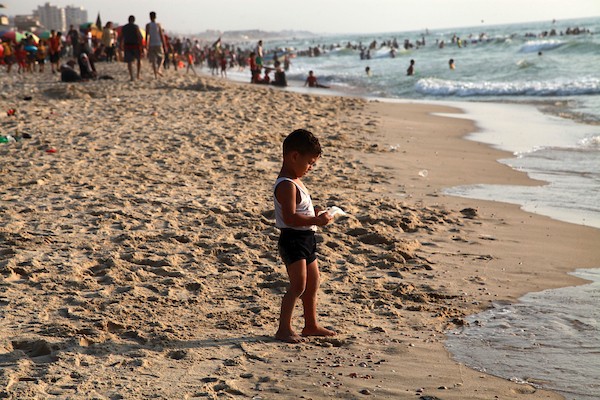 شاطئ بحر مدينة غزة 21