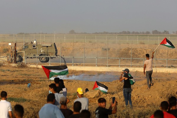 توتر على الحدود شرق مدينة خانيونس جنوب قطاع غزة 656