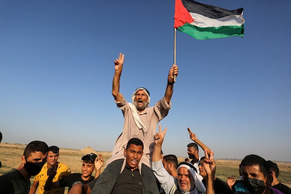 توتر على الحدود شرق مدينة خانيونس جنوب قطاع غزة 17