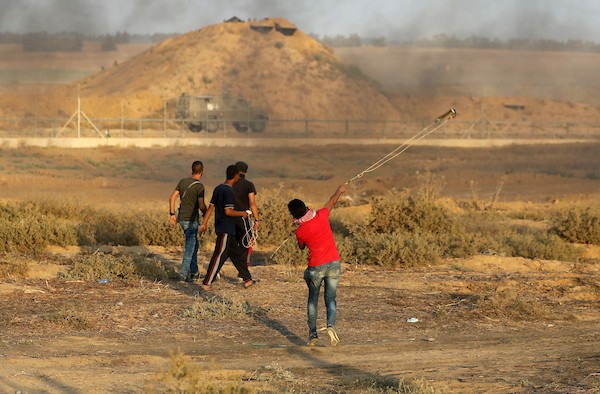 توتر على الحدود شرق مدينة خانيونس جنوب قطاع غزة 22 3