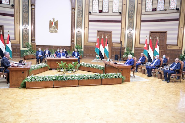 القمة الفلسطينية المصرية الأردنية