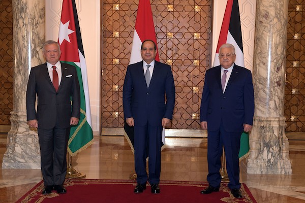 القمة الفلسطينية المصرية الأردنية