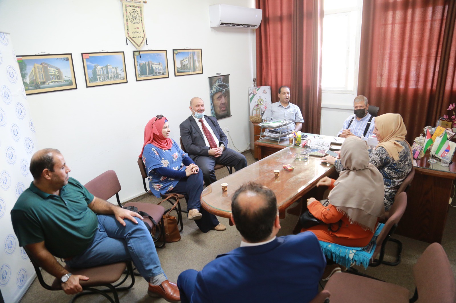 الحملة الاكاديمية الدولية في قطاع غزة  4