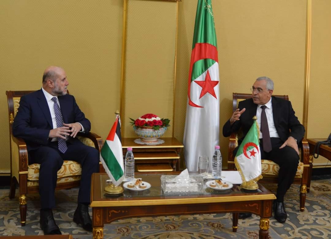 الهباش يلتقي رئيسي مجلس الأمة والشعبي الوطني ووزير العدل في الجزائر  2