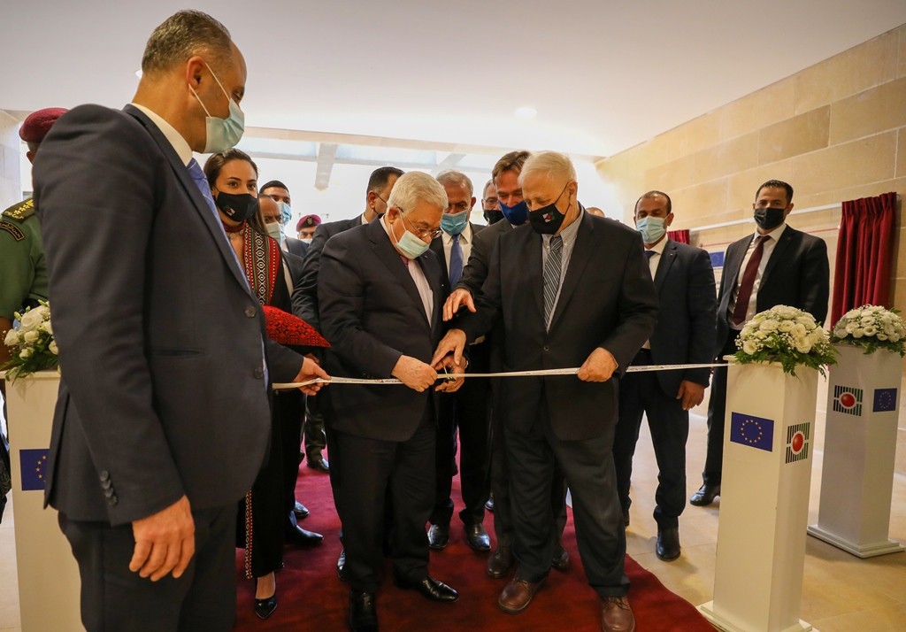 فلسطين والاتحاد الأوروبي يحتفلان بافتتاح المقر الجديد للجنة الانتخابات المركزية 1
