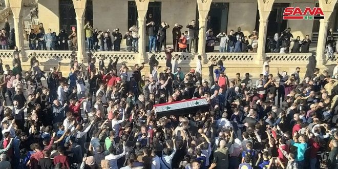 وصول جثمان الفنان الكبير الراحل صباح فخري إلى مسقط رأسه في حلب 0