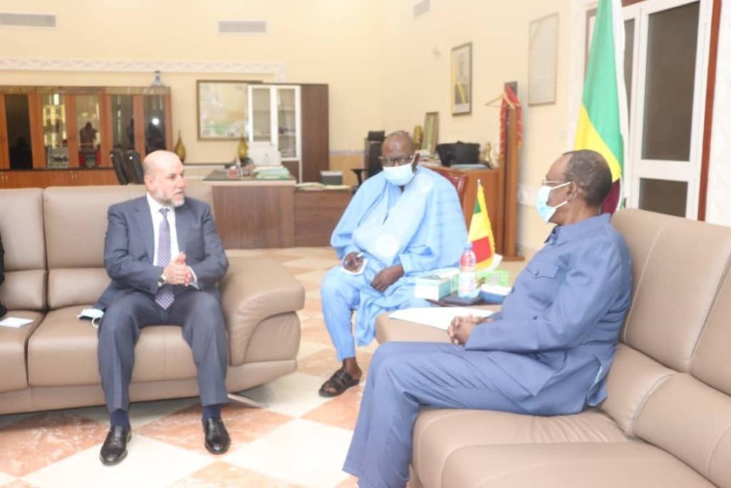 الهباش يلتقي الرئيس الانتقالي ورئيس الوزراء في مالي