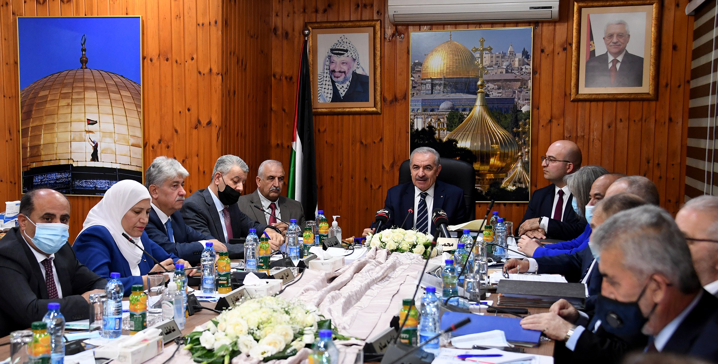 اجتماع مجلس الوزراء الفلسطيني في محافظة القدس