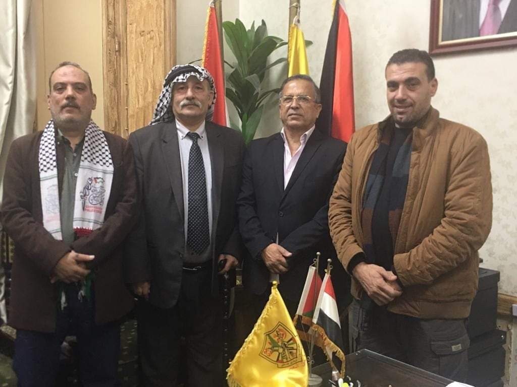 الشيوخي يزور مكتب اقليم حركة فتح بجمهورية مصر العربية 4