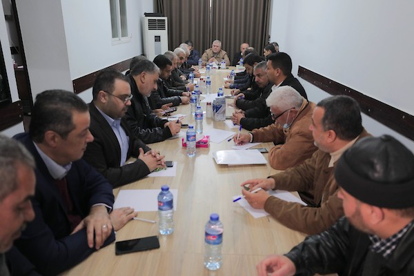 اجتماع الفصائل الفلسطينية في مدينة غزة