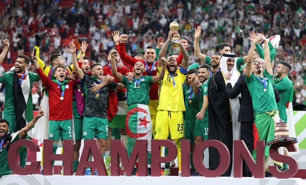 الجزائر تتوج بـ #كأس_العرب لأول مرة في تاريخها