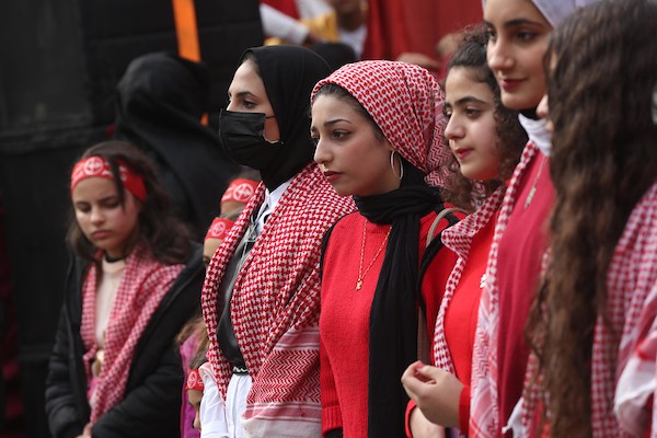  أنصار الجبهة الشعبية لتحرير فلسطين يشاركون في مسيرة بمناسبة الذكرى 54 لتأسيسها في مدينة غزة