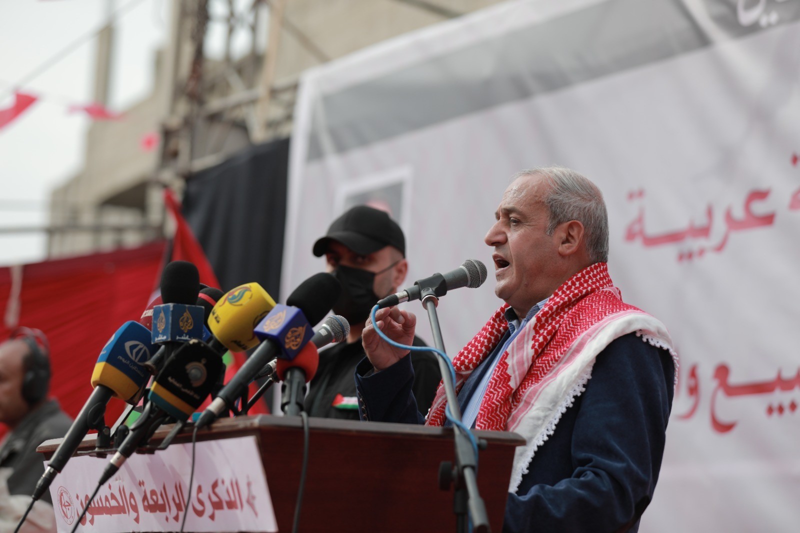 الجبهة الشعبية لتحرير فلسطين تُحيي الذكرى الـ54 لانطلاقتها وسط مدينة غزة. 11