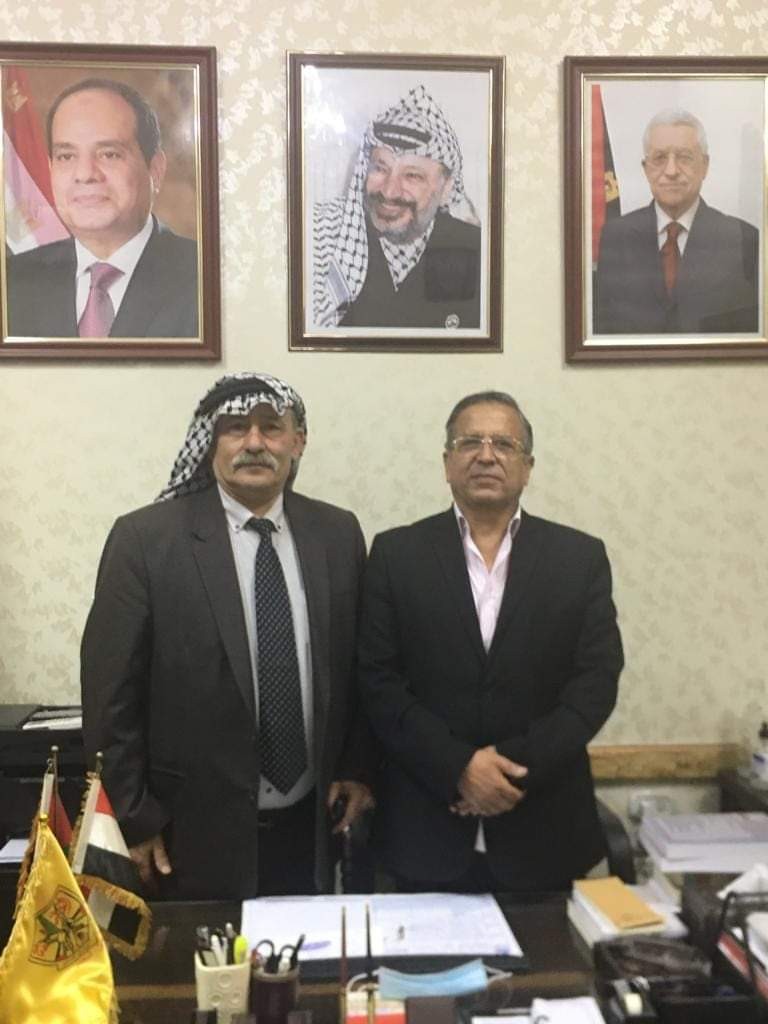 الشيوخي يزور مكتب اقليم حركة فتح بجمهورية مصر العربية 5