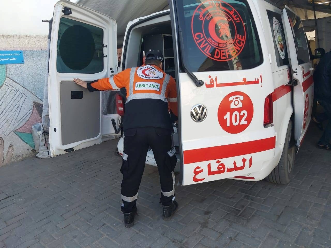 حريق إثر تسرب للغاز برفح 2