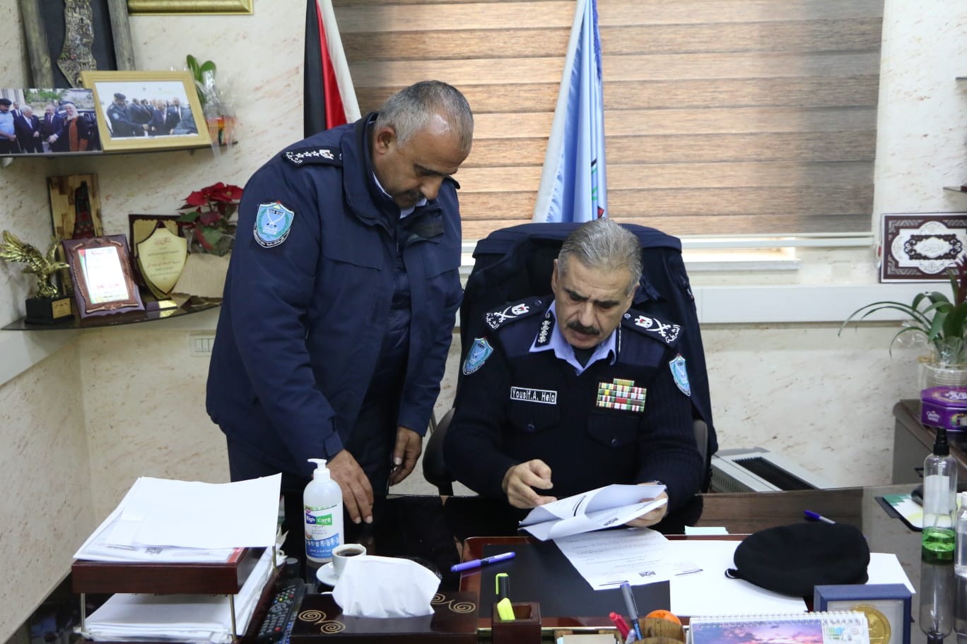 اللواء يوسف الحلو مدير عام الشرطة الفلسطينية  1