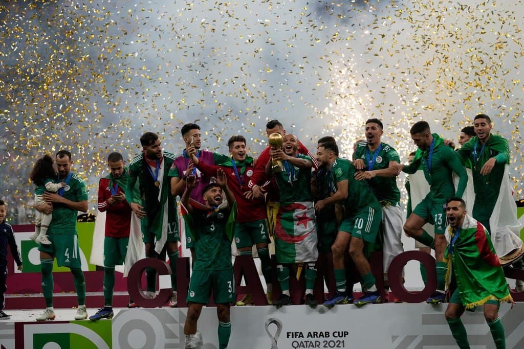 الجزائر تتوج بـ #كأس_العرب لأول مرة في تاريخها 1