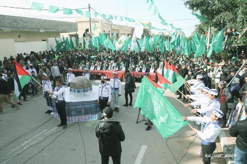 مسيرة حاشدة للحركة غرب غزة 2