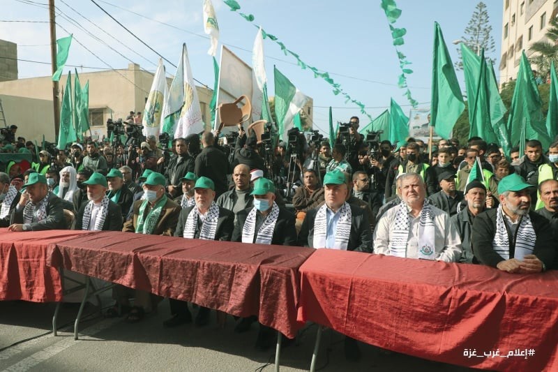 مسيرة حاشدة للحركة غرب غزة 1