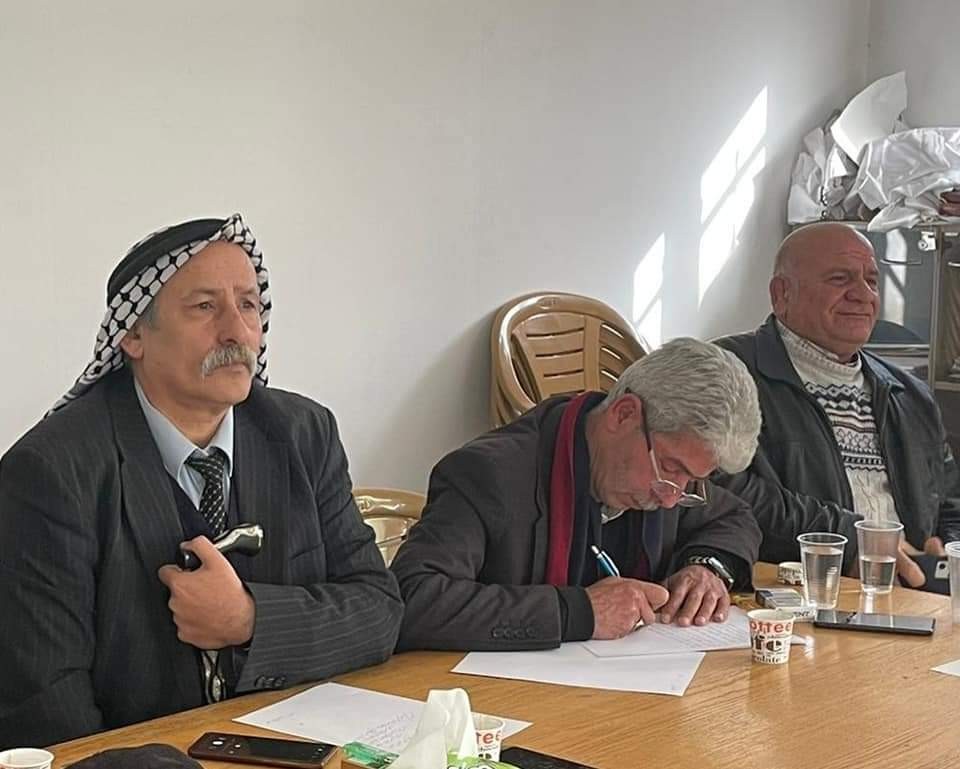 اجتماع في مقر جبهة النضال الشعبي الفلسطيني في الخليل 5