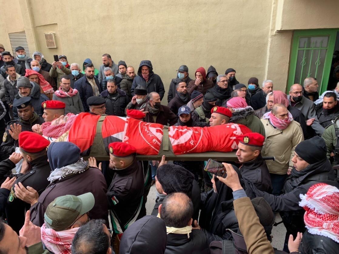 تشييع جثمان القائد الوطني والمناضل الكبير بدران جابر 1